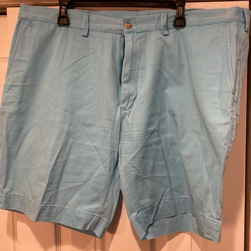 Turquoise polo Ralph Lauren twill short.
